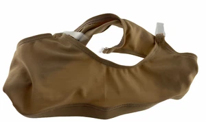 Clementine Girl's Bra Nude Size 8-10 Pull On Clear Strap Dance Bra - Picture 1 of 4