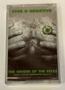 TYPE O NEGATIVE - THE ORIGIN OF THE FECES (1993) SEALED CASSETTE MADE IN TURKEY - Picture 1 of 2