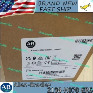 TOTALMENTE NUEVO Allen Bradley 2198-H070-ERS Ser A Kinetix 5500 Servo Drive EE. UU. - Imagen 1 de 4