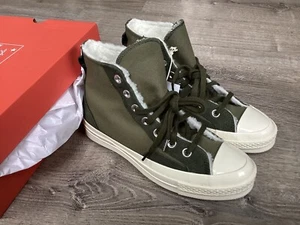 NUOVE sneakers alte Converse Chuck 70 verdi da donna taglia 7 foderate A05055C - Foto 1 di 15