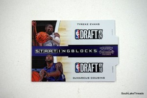 2010-11 Contender Starting Block Silver Tyreke Evans DeMarcus Cousins /299