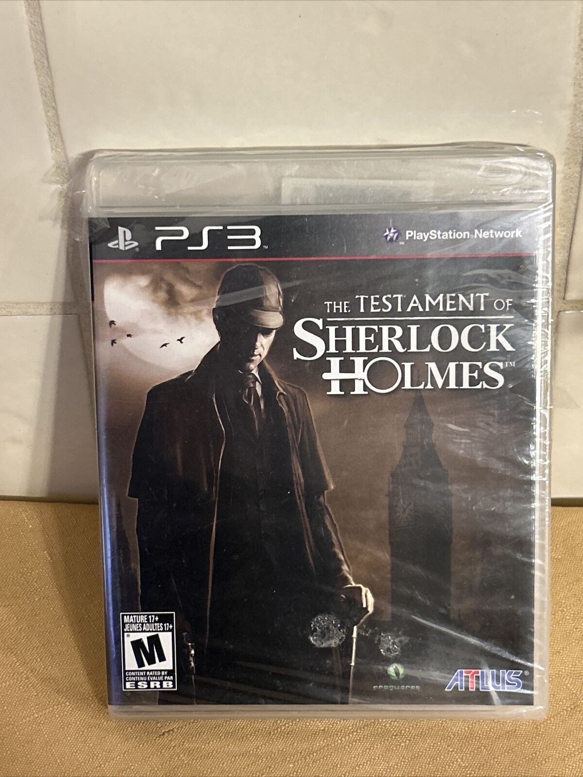 Testament of Sherlock Holmes (Sony PlayStation 3, 2012) -Factory Sealed-