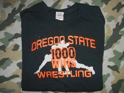 Oregon State Beavers 1K Wrestling Wins Boys Small Shirt - Image 1 of 2