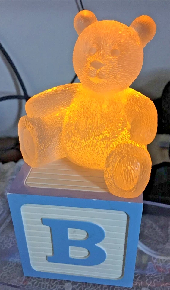 ¡Adorable lámpara portátil de oso de peluche GE/Luz nocturna! Foto 1 de 4