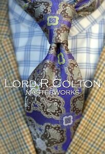 Lord R Colton Masterworks Tie - Limited Edition Cape Horn Amethyst Necktie - New