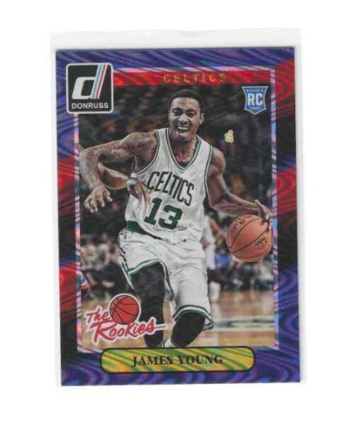 2014-15 Donruss The Rookies Insert Swirlorama #11 James Young - Boston Celtics Foto 1 de 1