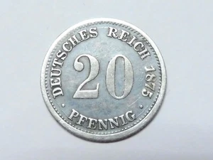 KAISERREICH 20 Pfennig 1875 F   (L2819) - Bild 1 von 2