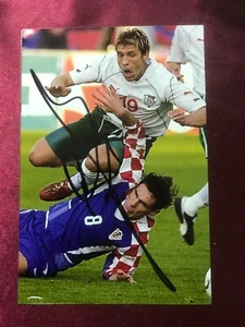 Autographe STILIYAN PETROV-Equipe National BULGARIE-Ex-Celtic/Aston V-IN PERSON - Picture 1 of 1