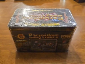 Sealed Easy Riders Tin Metallic Images Collector Cards Series 1 - Picture 1 of 5
