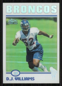 2004 Topps Chrome Refractors #191 D.J. Williams - Picture 1 of 2