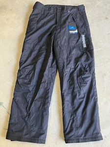 NWT MENS XXL POLAR EDGE SNOW SKI BOARD INSULATED BLACK PANTS WATER RESISTANT - Picture 1 of 10