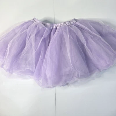 Gymboree 学步儿童 女孩 薰衣草蓬裙 尺寸 5T 分层薄纱 弹性腰围 — 第 1/4 张图片