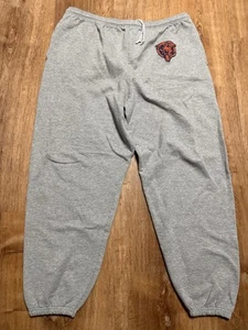 VINTAGE Chicago Bears Sweatpants Adult XL Gray NFL Football Jogger Logo - Picture 1 of 9