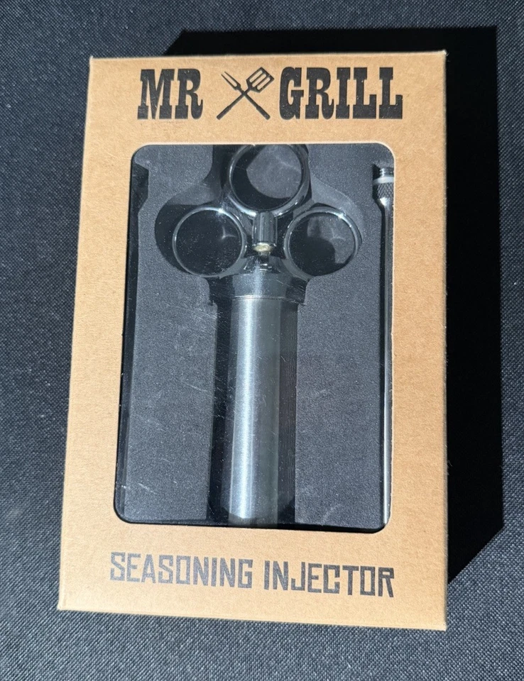 Injetor de marinada de aço inoxidável Mr. Bar-B-Q - 40098CM   - Imagem 1 de 2