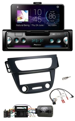 Pioneer USB Lenkrad Bluetooth DAB Autoradio für Renault Megane III 09-12 schwarz - Bild 1 von 4