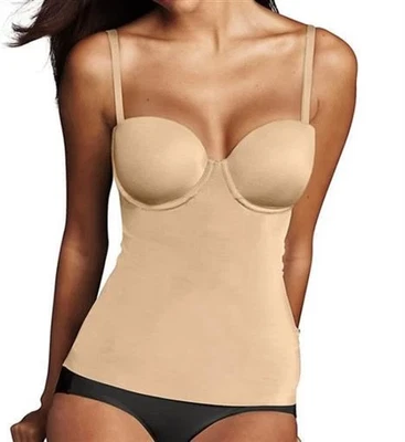 Camisola copa espuma infinitamente suave Maidenform DM1006 34C beige #96116 nueva con etiquetas Foto 1 de 3