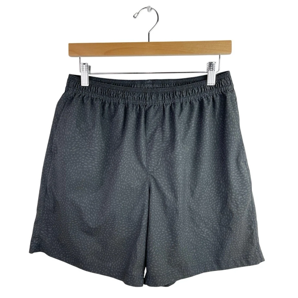 Chubbies Men's Black Animal Print Brief-Lined Board Swim Trunks Shorts Size L - Image 1 of 3