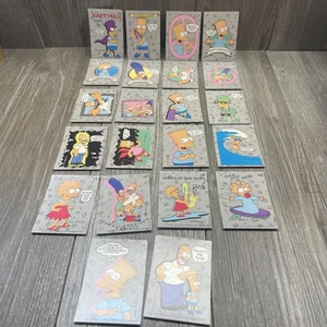 1990 Topps The Simpsons Complete Set of 22 Sticker Cards - Vintage - Picture 1 of 20