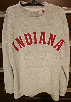 SUDADERA ROSA VICTORIA'S SECRET MUJER S JERSEY GRIS L/S COLLEGE INDIANA Foto 1 de 4