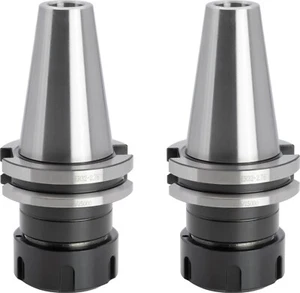 2pcs Dual Contact CAT40 -ER32 COLLET CHUCKS balanced to G2.5/25000RPM #B25-CCAT - Picture 1 of 5