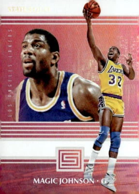2017-18 Panini Status #10 Magic Johnson Status Quo - Image 1 of 2