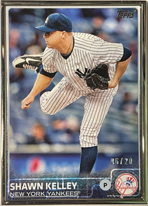 2015 Topps Framed #304 Shawn Kelley New York Yankees **FRAMED CARD** #06/20