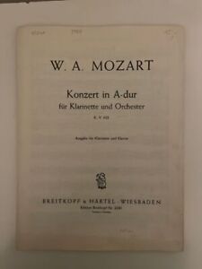 W.A. Mozart Konzert in A-dur für Klarinette und Orchester K.V. 622