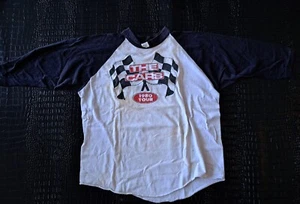 Vintage 1980 The Cars Concert Baseball Style 3/4 Sleeve Shirt Tour Mens Large - Picture 1 of 8