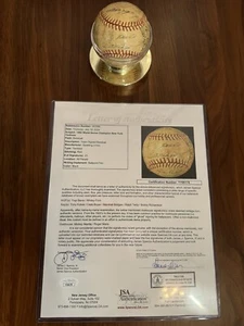 1962 New York Yankees W.S. Champs Team Signed Baseball Yogi Berra JSA COA - Picture 1 of 11