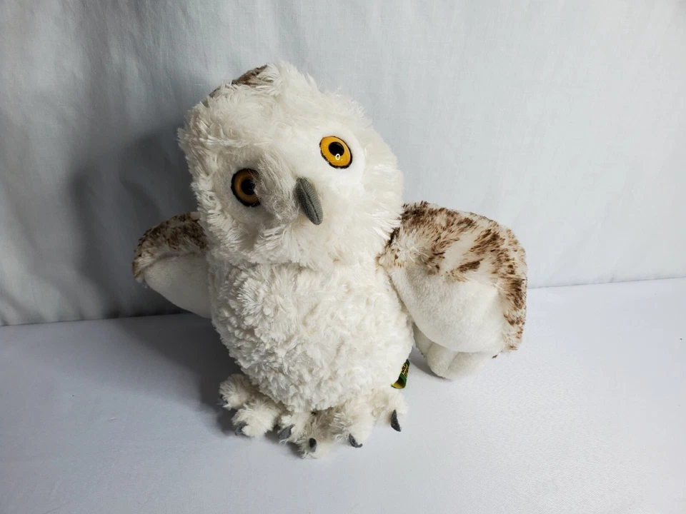 Juguete de peluche Wild Republic 12" Snowy Owl peluche suave lindo 2019 Harry Potter Foto 1 de 4