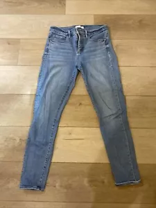 Ann Taylor LOFT Women's 31/12 Modern Skinny Mid Rise Light Wash Stretch Jeans - Picture 1 of 4