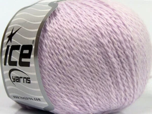 6-Skein Lot Angora Cashmere Yarn Fine 6x50g/200m Light Lilac - Picture 1 of 4