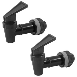 2 Water Spigot Tap Beverage Dispenser Jug Cooler Spout Bucket Bottle Replacement - Picture 1 of 7