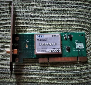 MSI 54M Wirelles PCI Card-Techn.Ok  - Bild 1 von 7