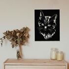 Rusty Metal Cat Portrait Decor - Perfect Garden or Wall Art Gift for Cat Lovers