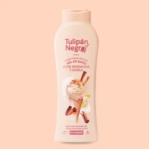 Gel de ducha de leche y canela merengue tulipán negro 21,9 Fl oz - Imagen 1 de 8