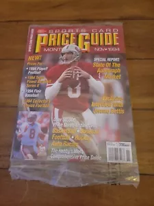 CARTA SPORTIVA SIGILLATA GUIDA PREZZI RIVISTA MENSILE NOVEMBRE 1994 STEVE YOUNG 49ERS - Foto 1 di 2