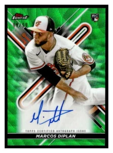 2022 Finest #FA-MD Marcos Diplan Finest Autographs Green Wave Refractor #/99 - Picture 1 of 2