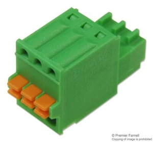 2.5mm Pluggable Terminal Block, 3-Pole, 26AWG - 20AWG - PHOENIX CONTACT - Picture 1 of 1
