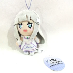 Re: Zero Emilia Plush Mascot Strap Toy Doll Fukuya Japan MWT 4.5" - Picture 1 of 4