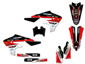 2020-2024 WR 250 F RICOCHET Black Senge Graphics Kit Compatible with Yamaha - Picture 1 of 10