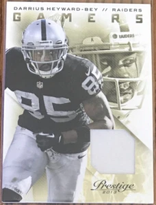 2013 Prestige Gamers Materials Darrius Heyward-Bey #21 Oakland Raiders - Picture 1 of 2
