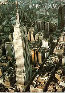 Rascacielos Empire State Building Nueva York, Nueva York postal vista aérea - Imagen 1 de 5
