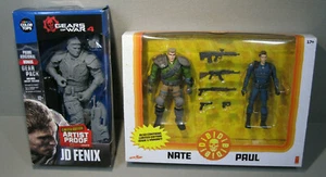 Die! Die! Die! Modellino Nate & Paul con fumetto / Gears of War 4 JD Fenix - Foto 1 di 6