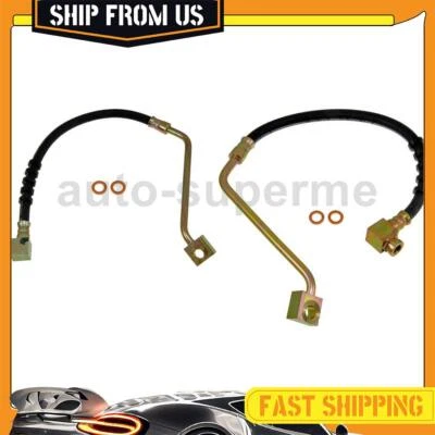 Juego de 2x línea de manguera de freno Dorman Eagle Premier 1988 1989 1990 3,0 L Foto 1 de 4