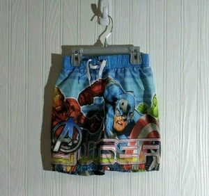 Marvel Avengers Swim Trunks Size 4 Boy's UV 50 Protection NWOT - Picture 1 of 3
