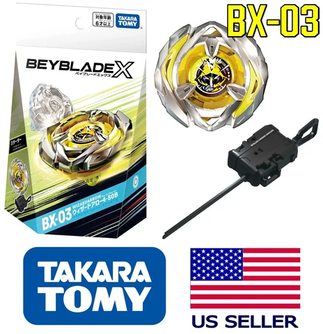 Takara Tomy BX-03 Wizard Arrow 4-80B Beyblade X Starter 2023 US SELLER Cover