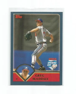GREG MADDUX (Atlanta Braves) 2003 TOPPS OPENING DAY CARD #95 - Picture 1 of 1