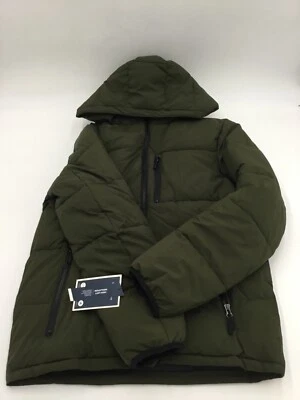 Chaqueta acolchada con capucha elástica Club Room para hombre | Oliva | XL Foto 1 de 4