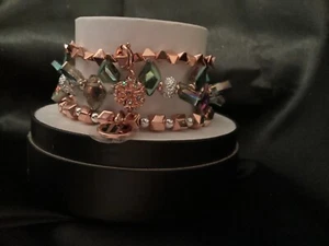 RBP5606 Holiday Stack Charm Bracelet “Good Tidings Of Joy” - Picture 1 of 2